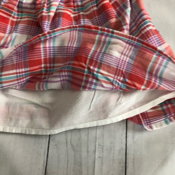 Cat & Jack Plaid Spaghetti Strap Smock Shirt 4/5 - Picture 4 of 5